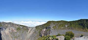 Hauptkrater Vulkan Irazu in Costa Rica